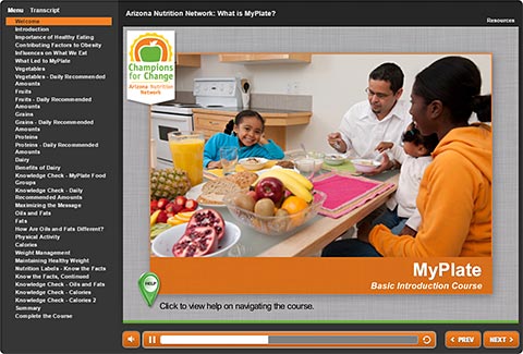 MyPlate: Basic Introduction Course